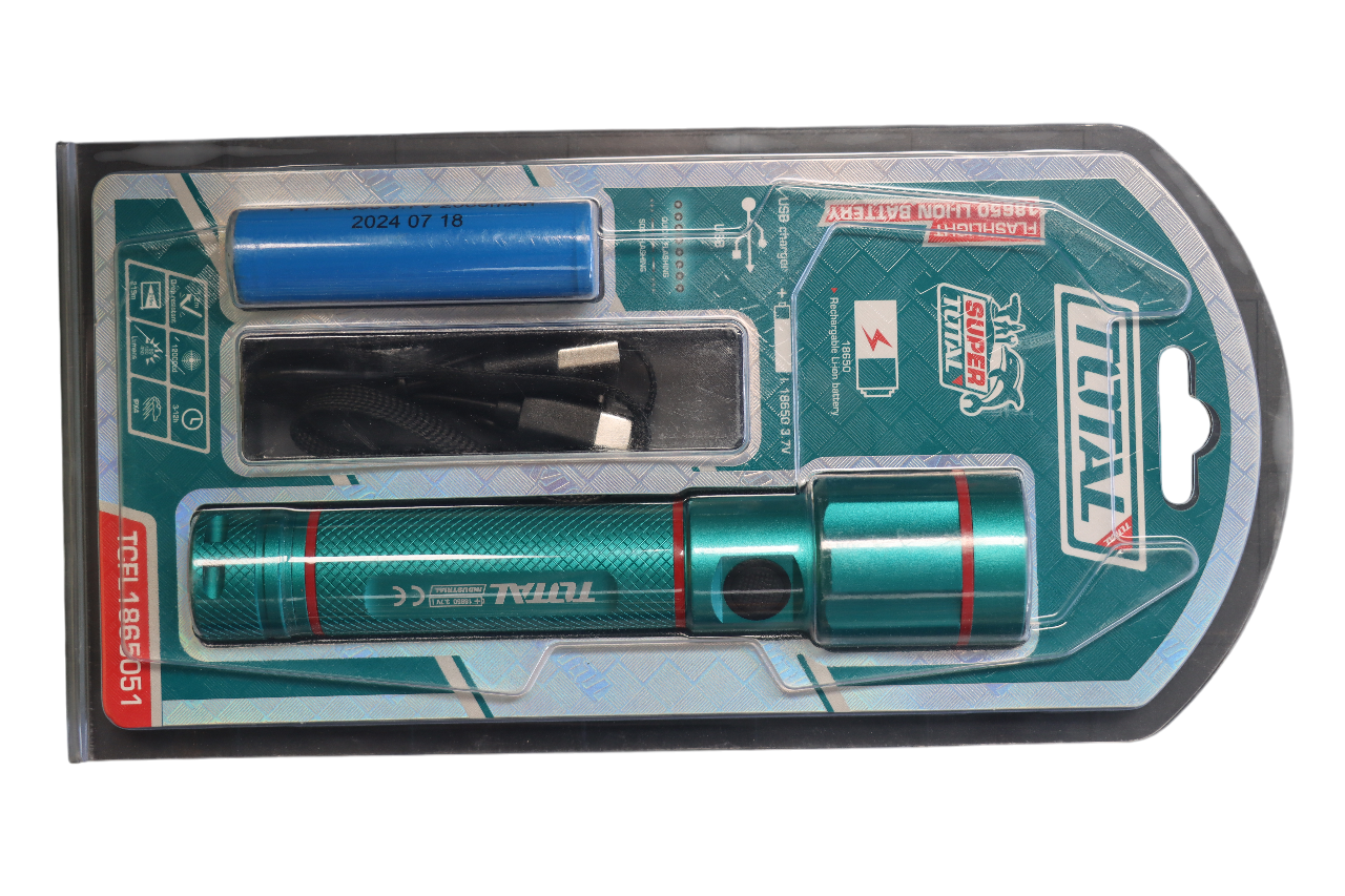 Linterna con Batería de Li-ion Recargable