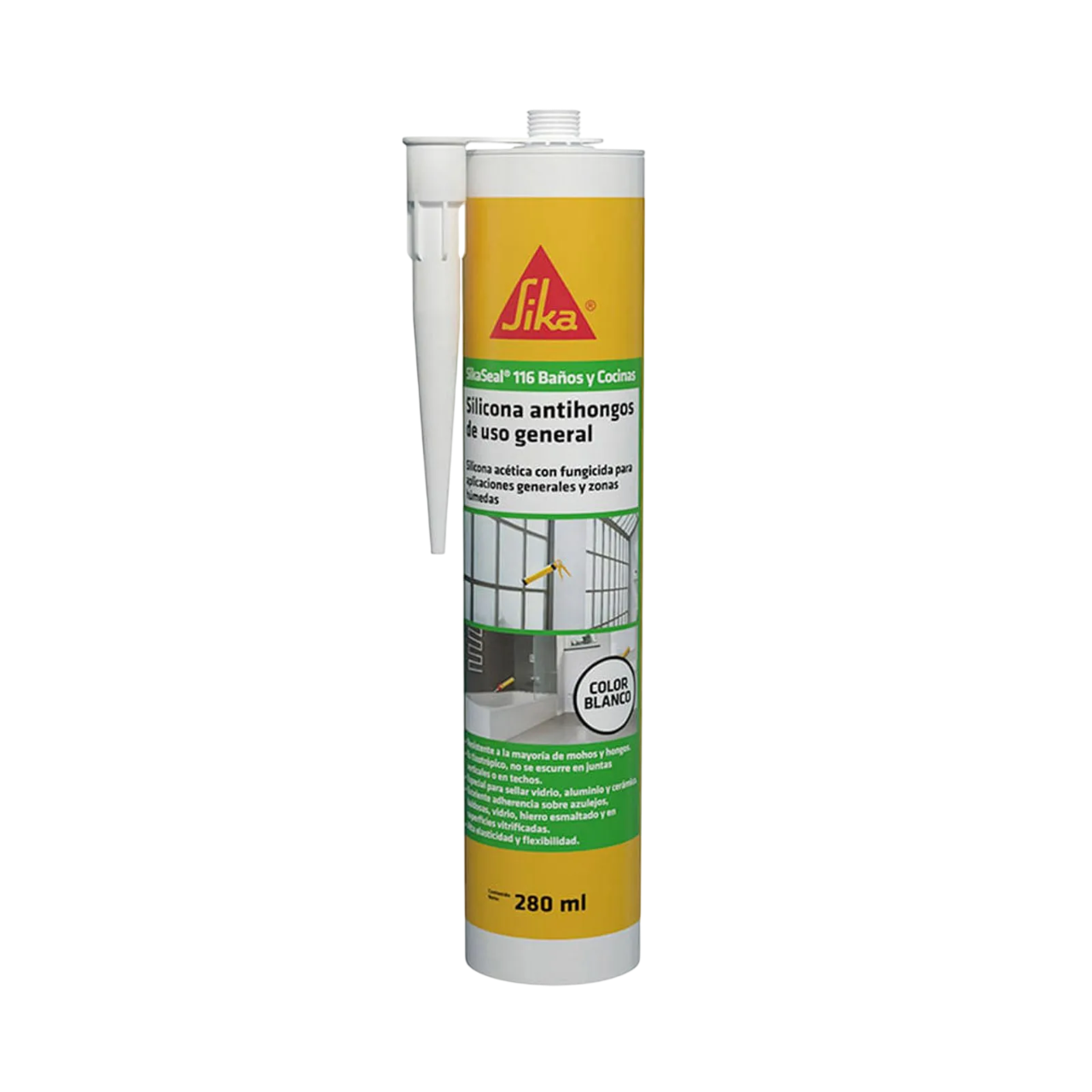 SELLANTE SIKASAEL-116 DE 280ML TRANSPARENTE - SIKA