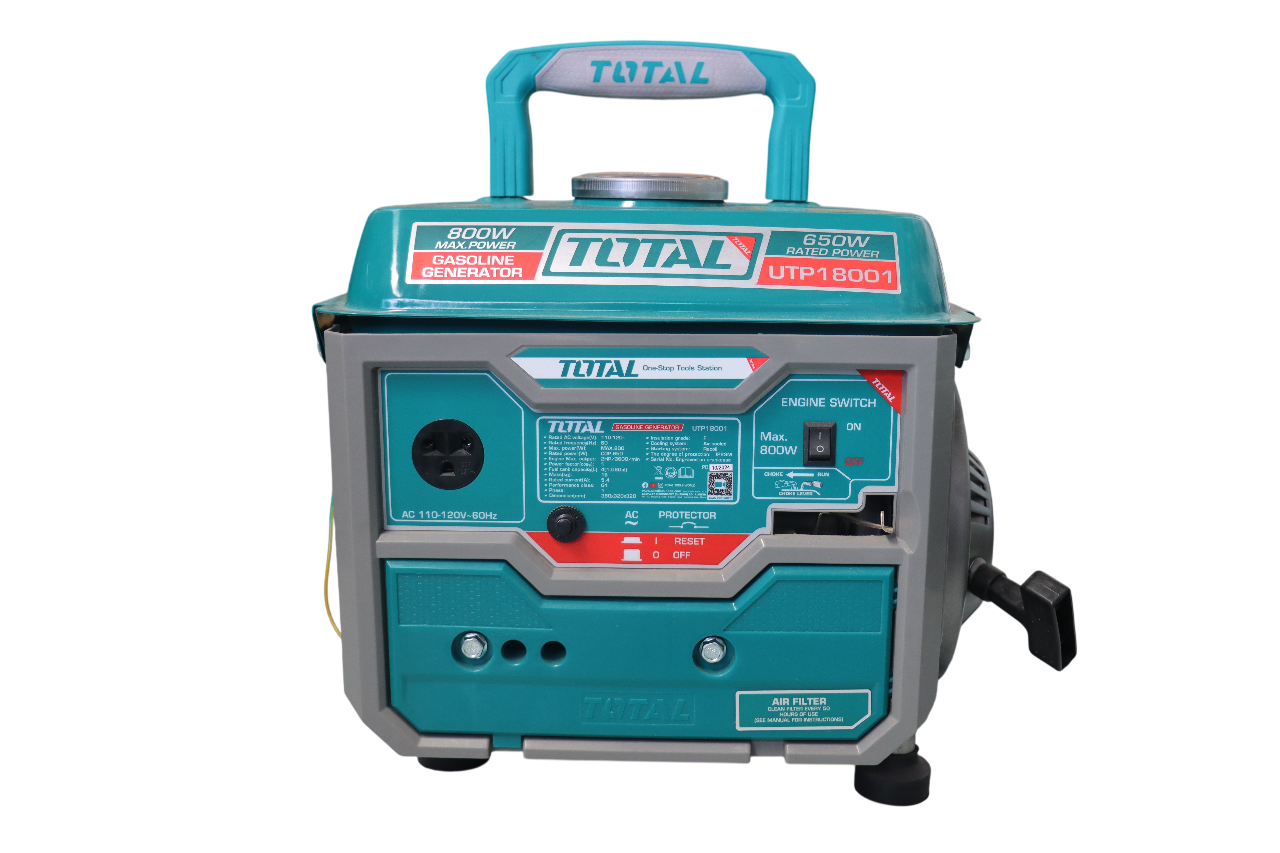 GENERADOR A GASOLINA 800W – 2HP DOS TIEMPOS - TOTAL