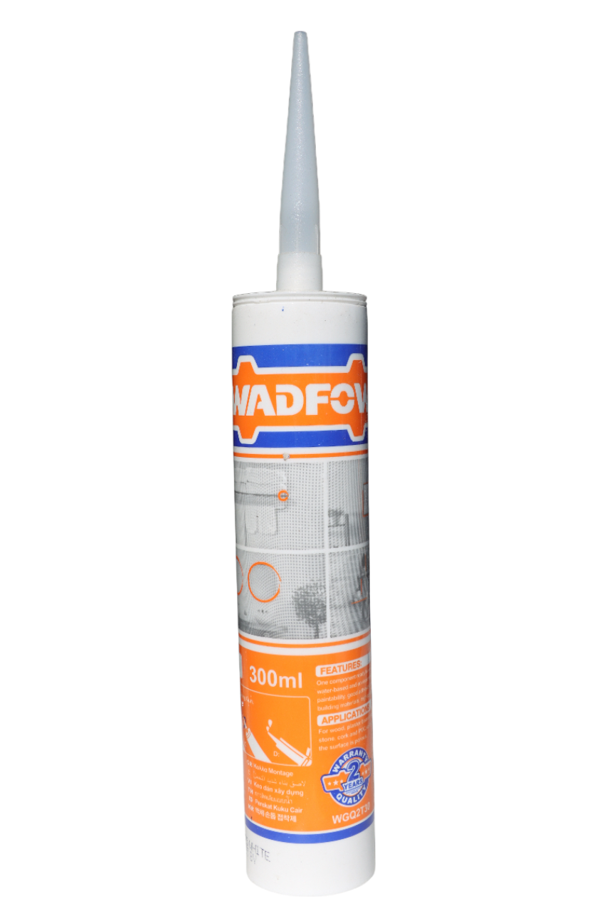 Silicona Acética Transparente 300ml - WADFOW