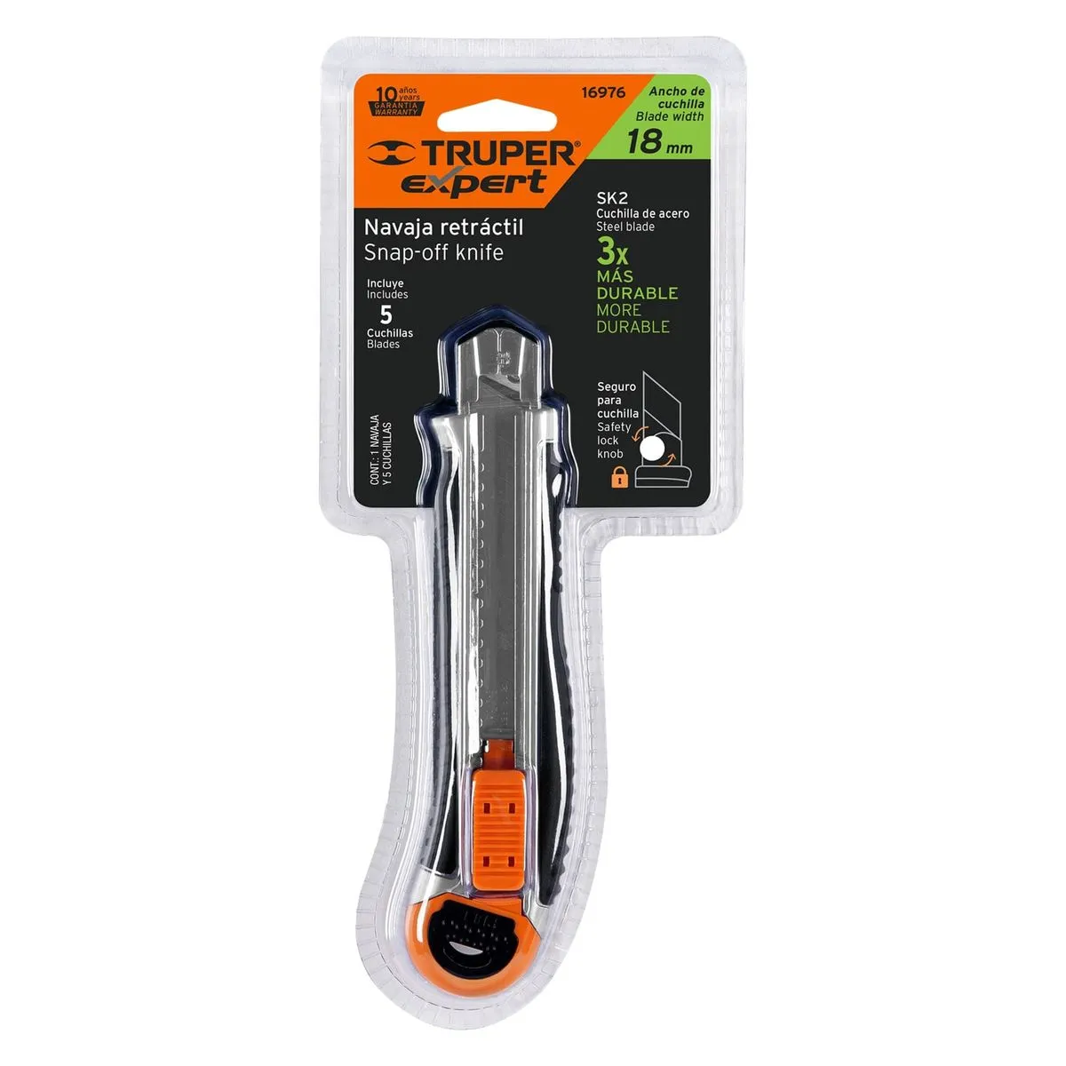 Estilete de 6" para uso pesado - TRUPER
