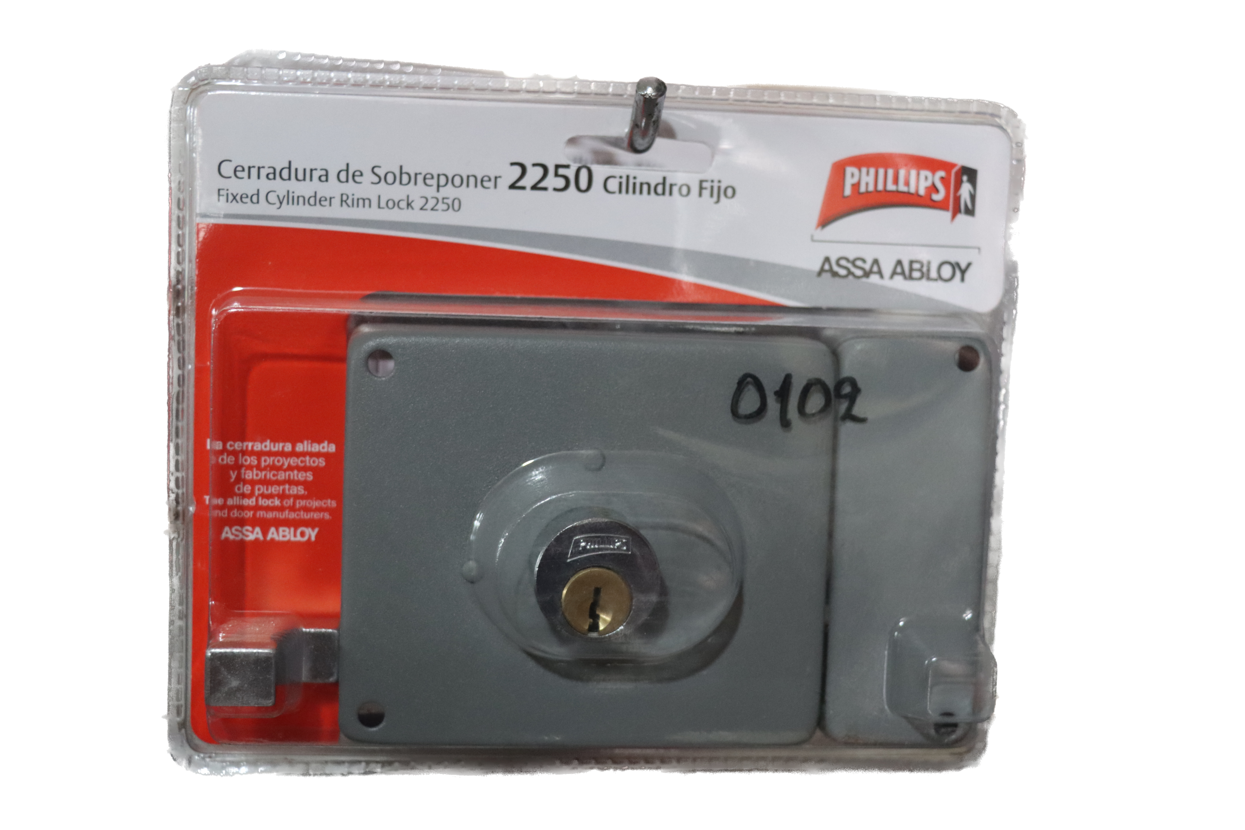 Cerradura de sobreponer 2250 Izquierda - PHILLIPS