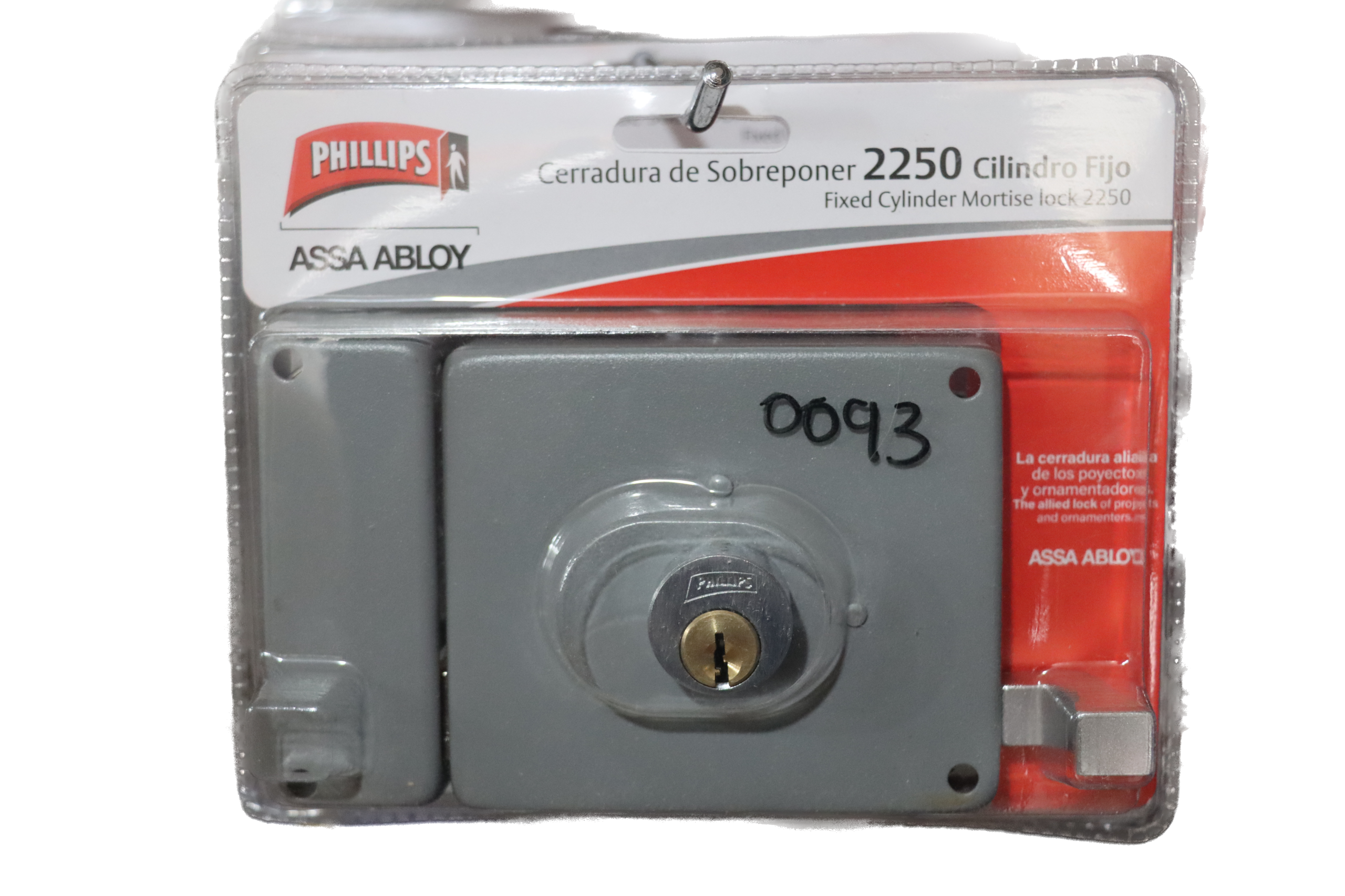 Cerradura de sobreponer 2250 Derecha - PHILLIPS