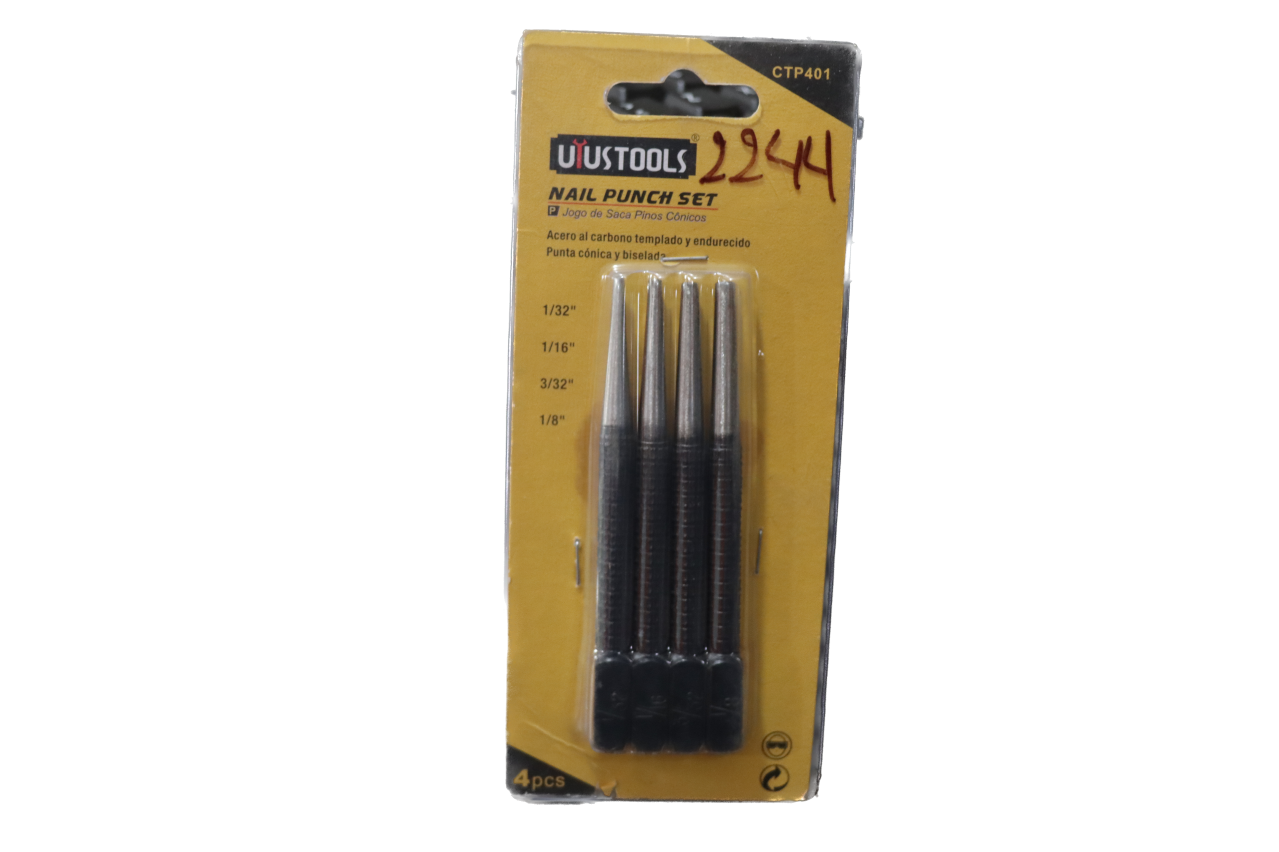 Juego de botadores cónicos de 4 piezas -UYUSTOOLS 