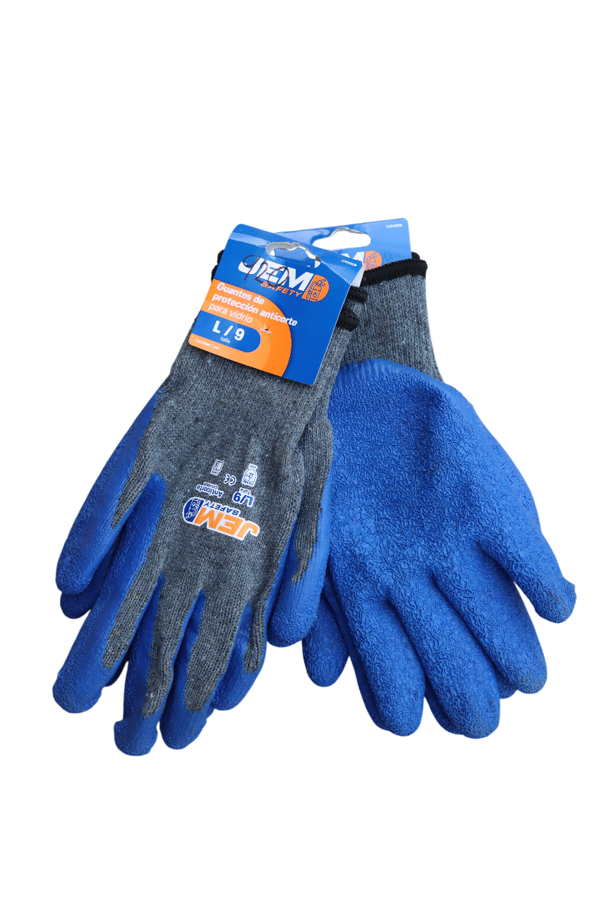 Guante Anticorte P/Vidrio Azul - JEM
