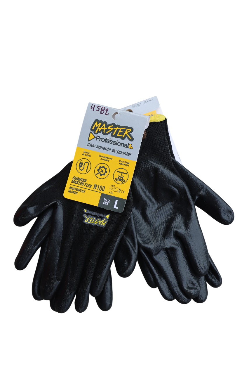 Guantes Masterflex N100 Negro - Master