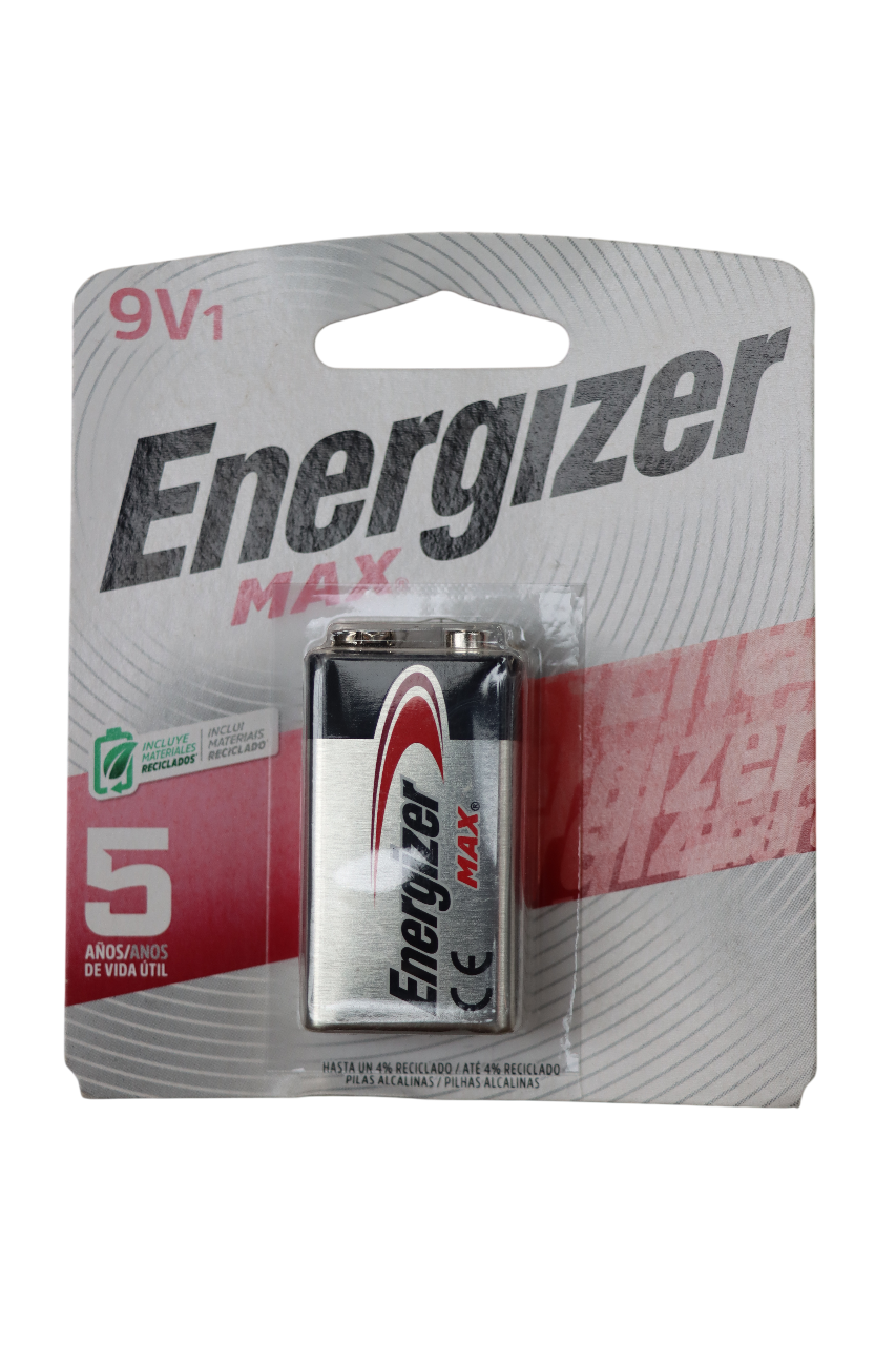 Batería alcalina Energizer Max de 9V - ENERGIZER 