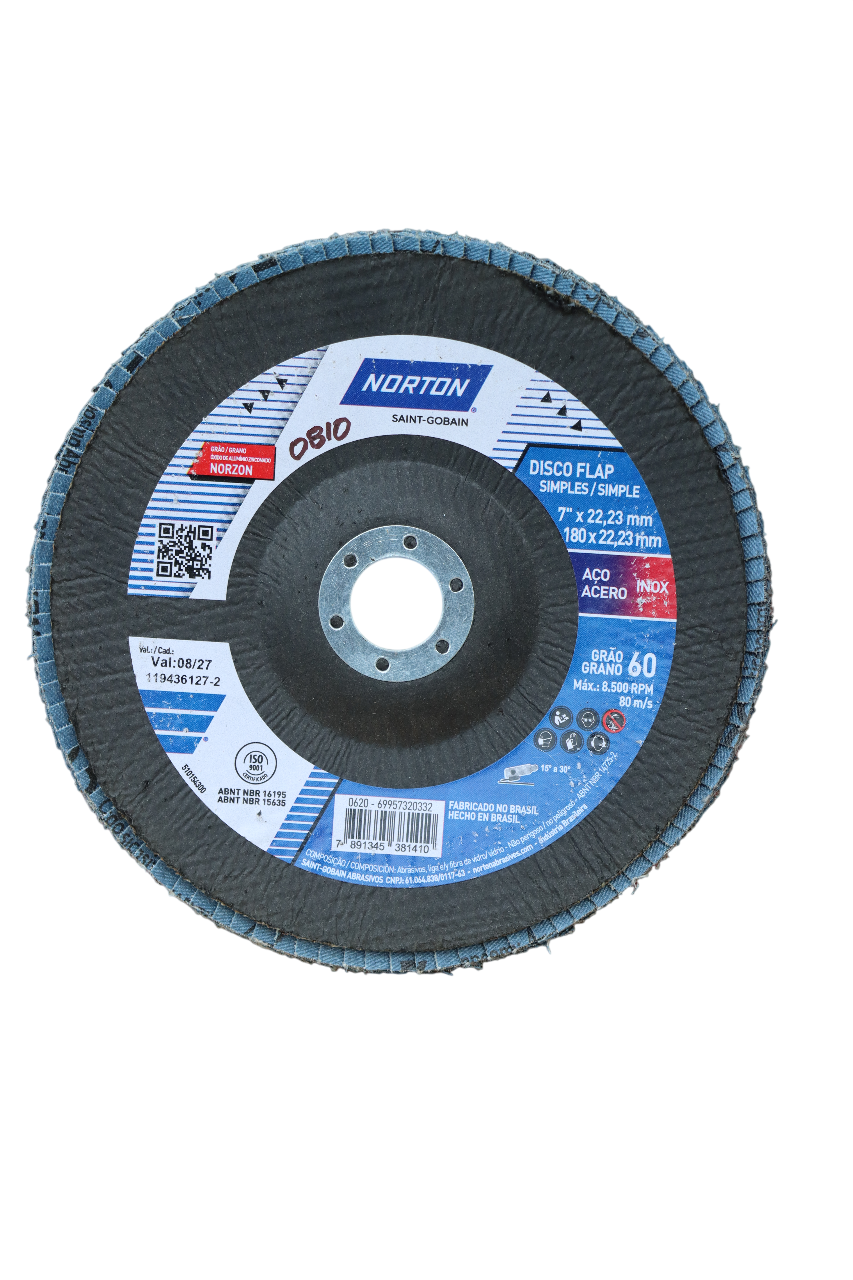 Disco Traslapado 180X22MM 7" G60 - NORTON