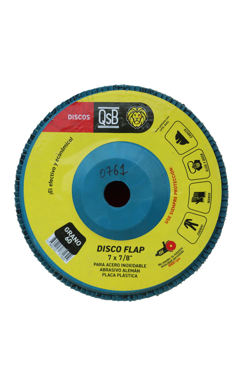 Disco flap de 7 x 7/8" - QSB