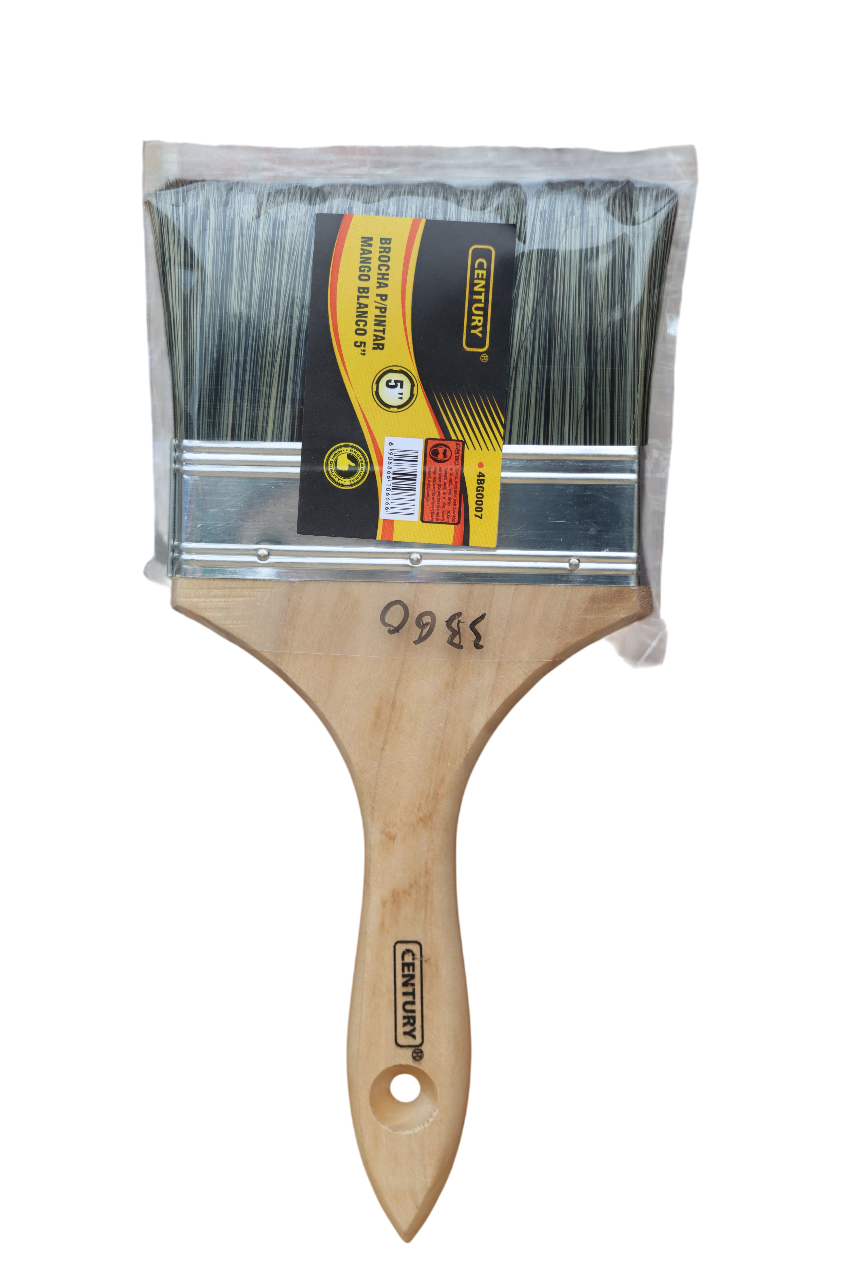Brocha de 5" mango blanco - CENTURY