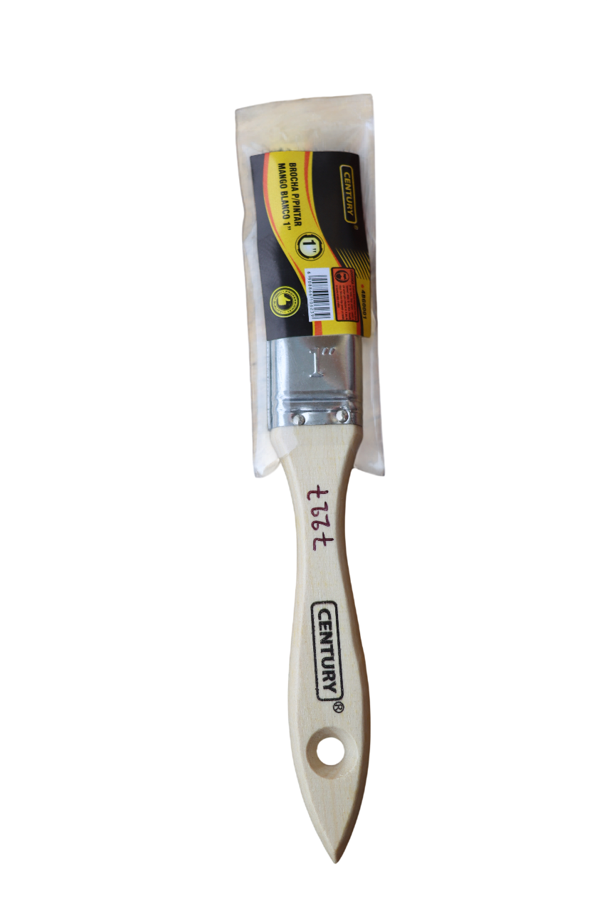 Brocha de 1" mango blanco - CENTURY