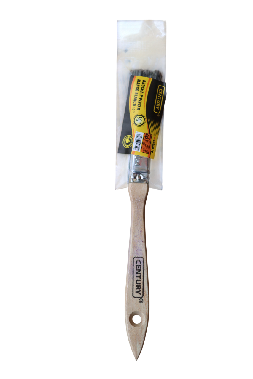 Brocha de 1/2" mango blanco - CENTURY