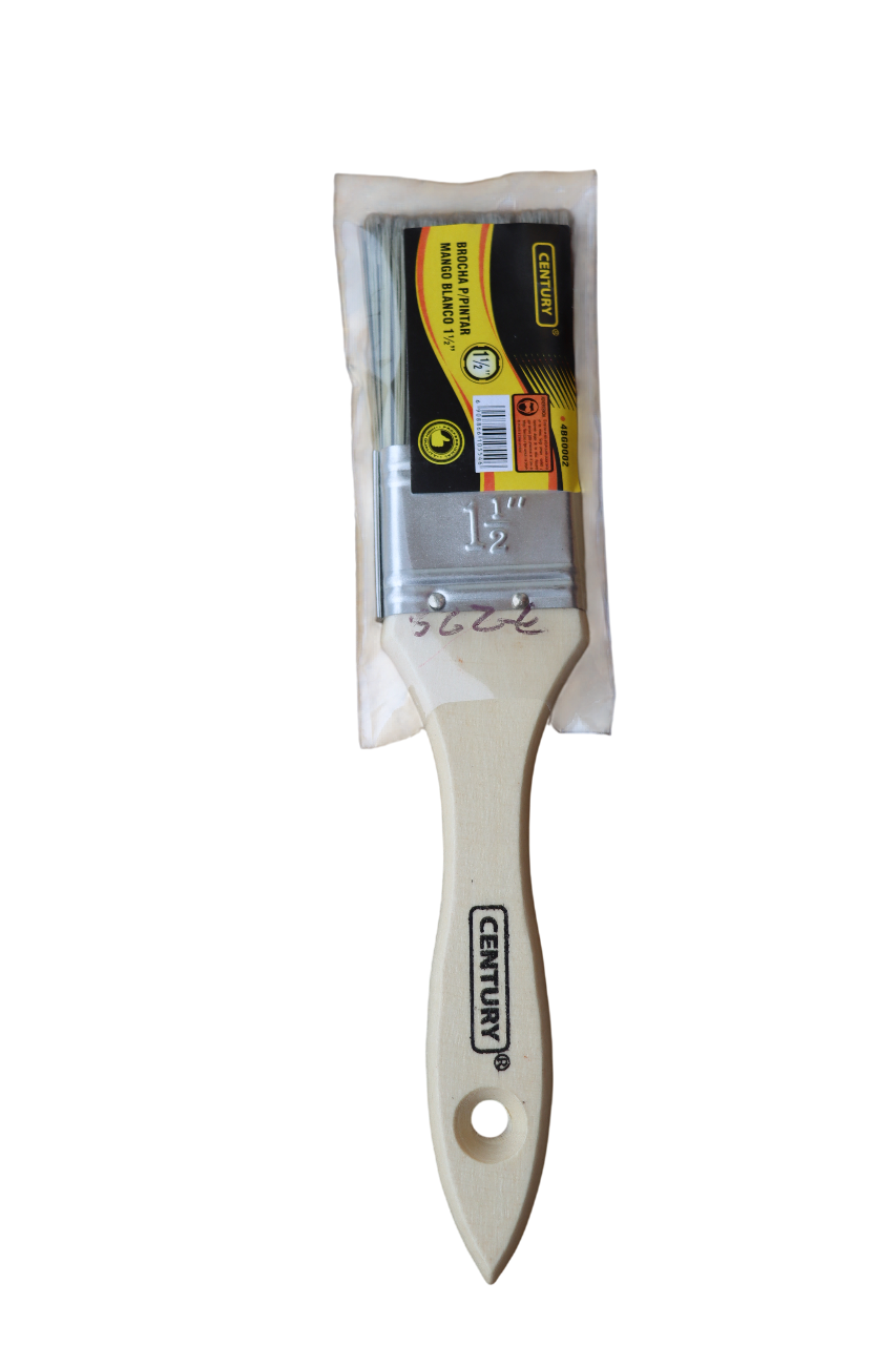 Brocha de 1 1/2" mango blanco - CENTURY