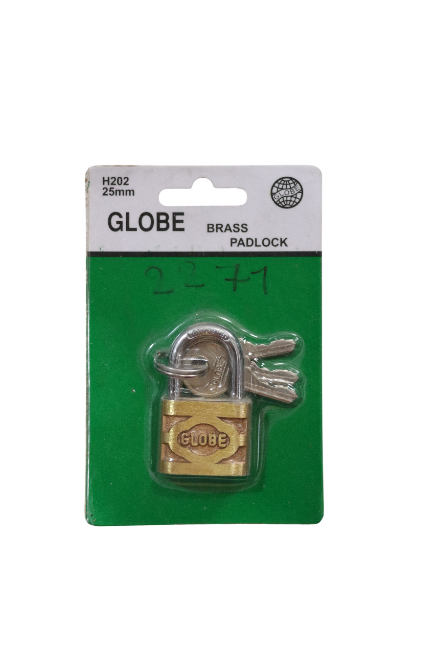 Candado Plano de Bronce 25mm - GLOBE