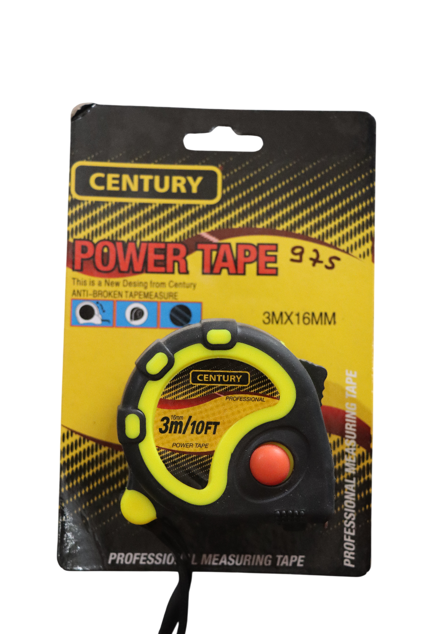 Flexómetro Power Tape 3m - CENTURY