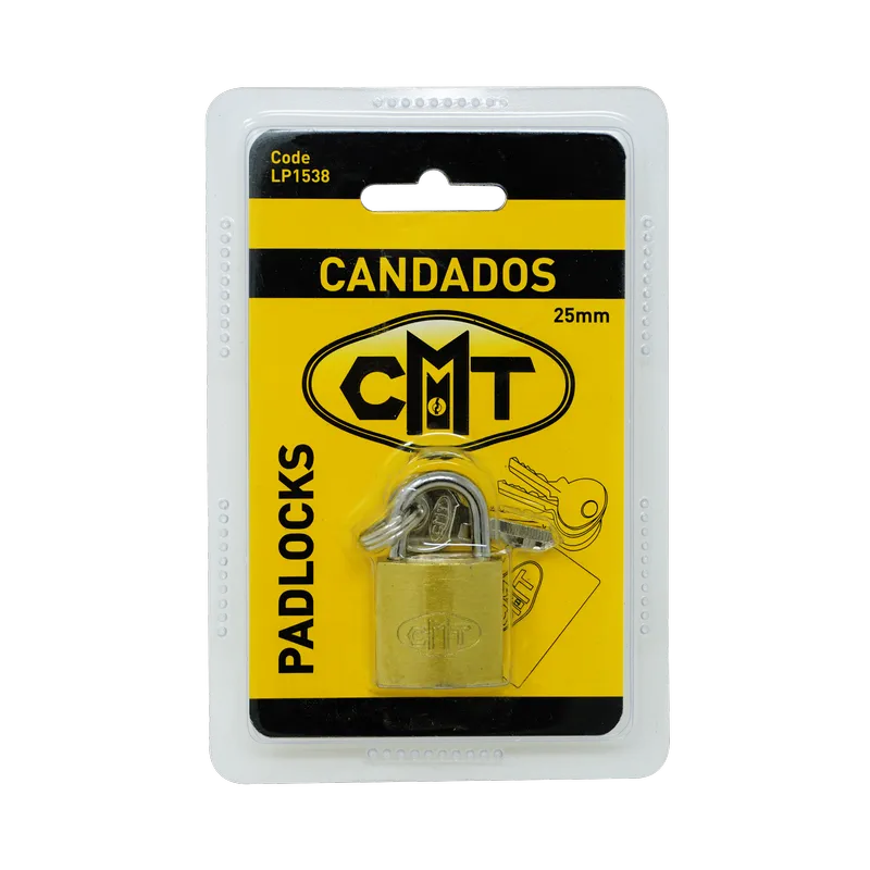 Candado rectangular en blíster 25mm - CUMMINGS