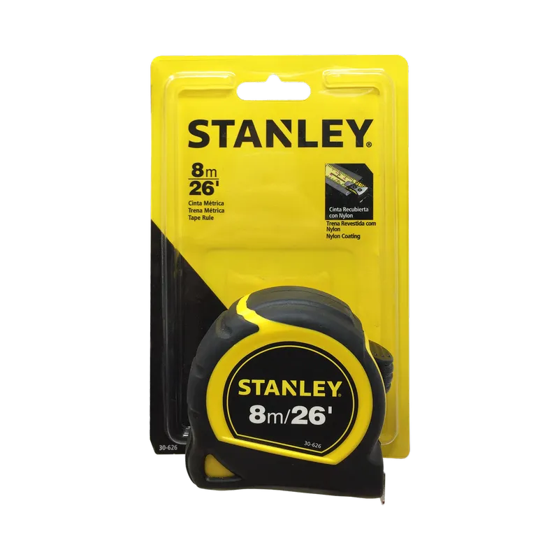 Flexómetro 8m global plus - STANLEY