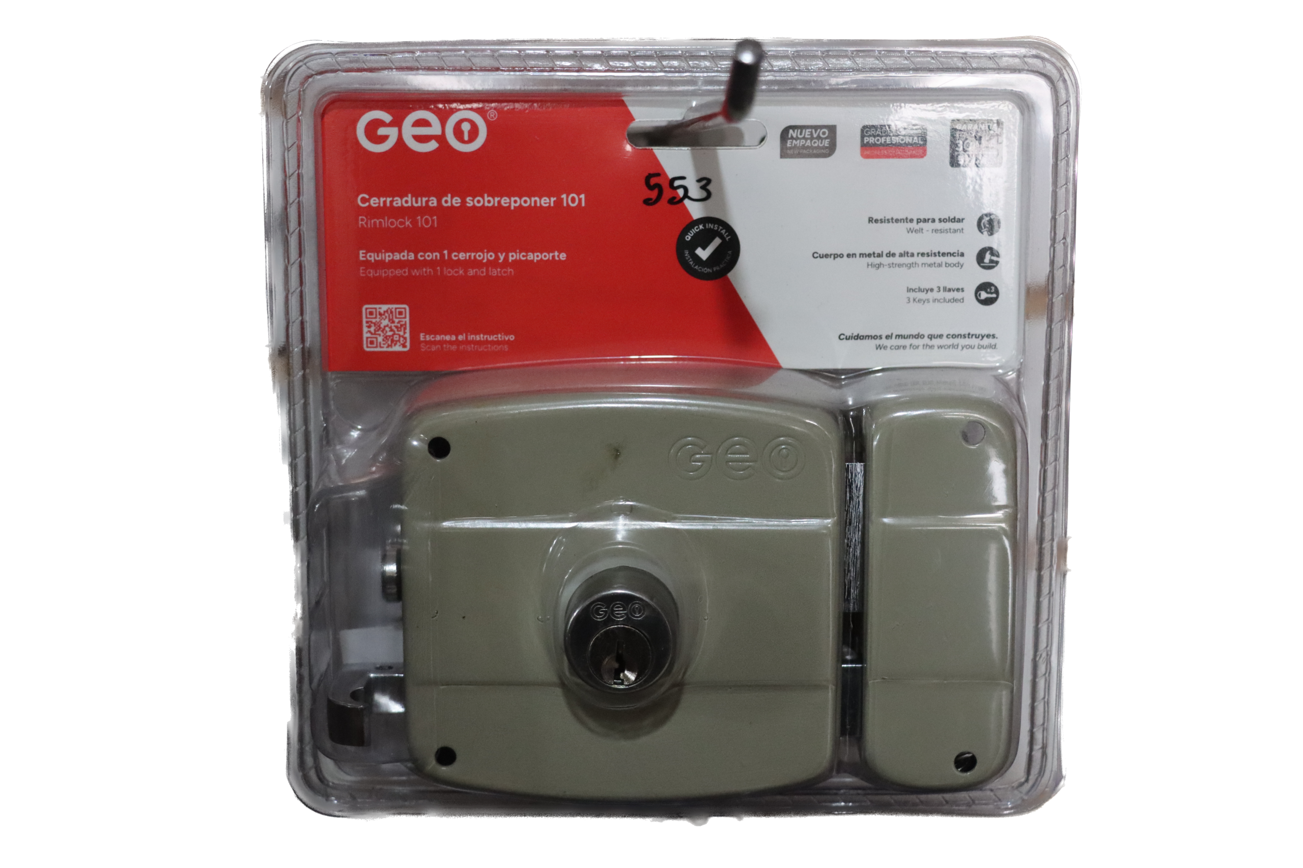 Cerradura de Sobreponer - GEO