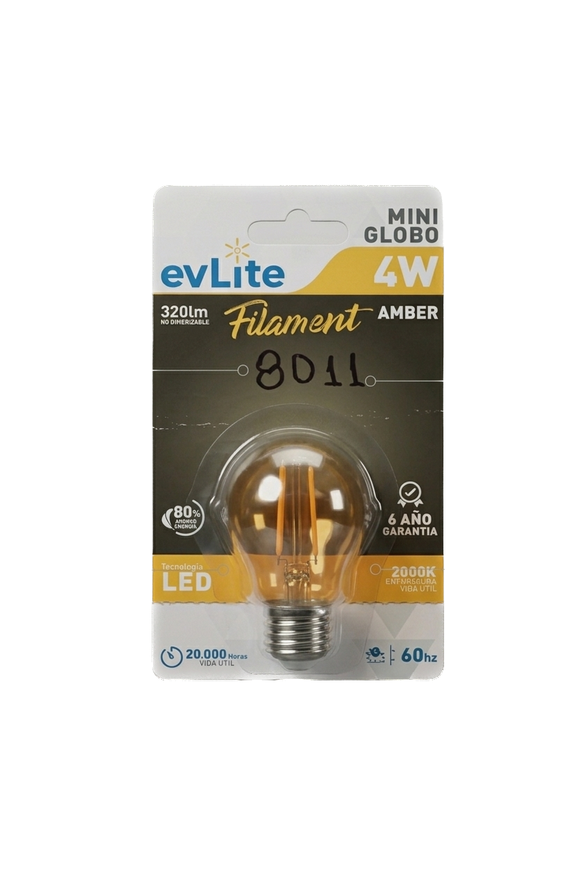 Bombilla LED Mini Globo 4W - EVLITE